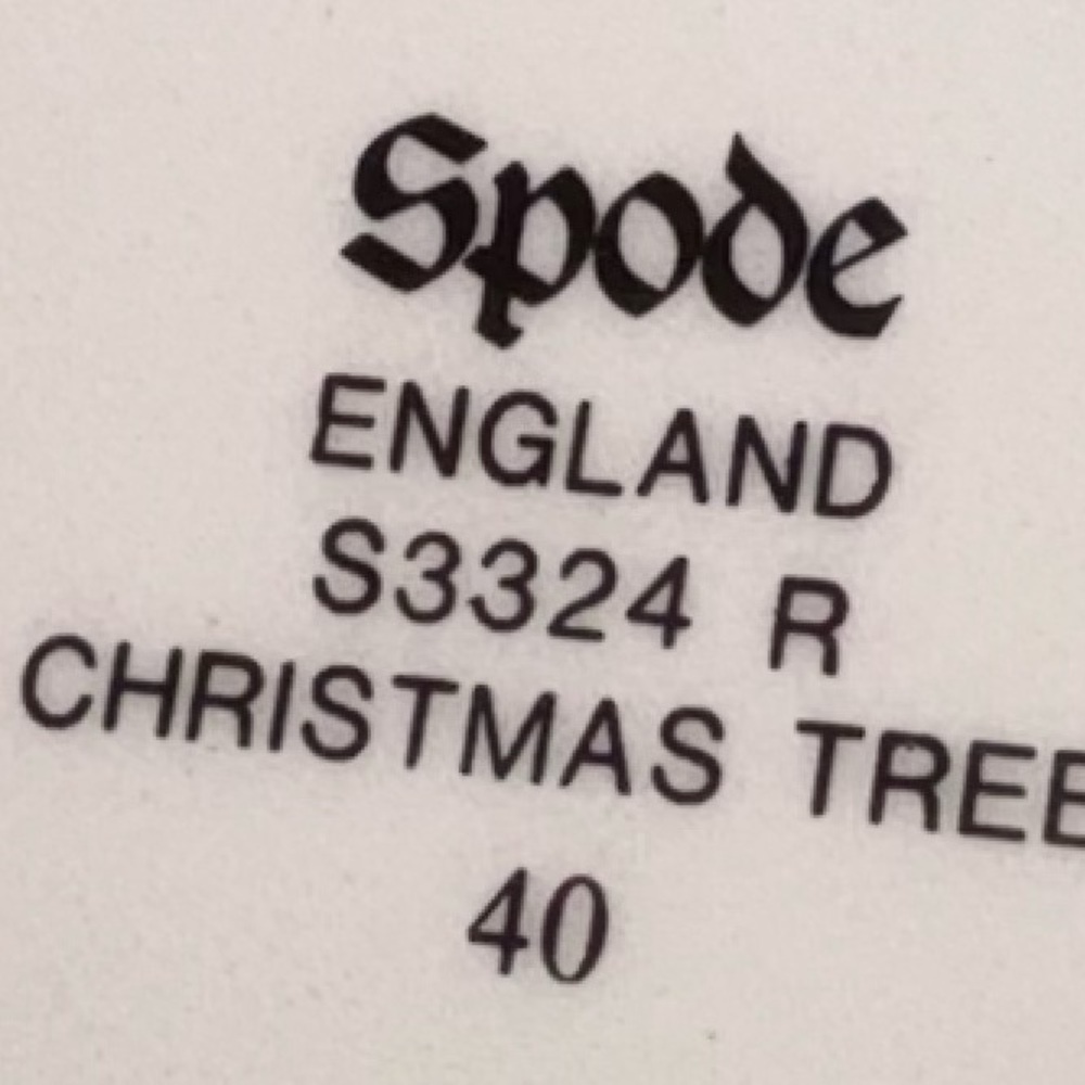 Spode Christmas Tree Serving Plate - Picture 4 of 9